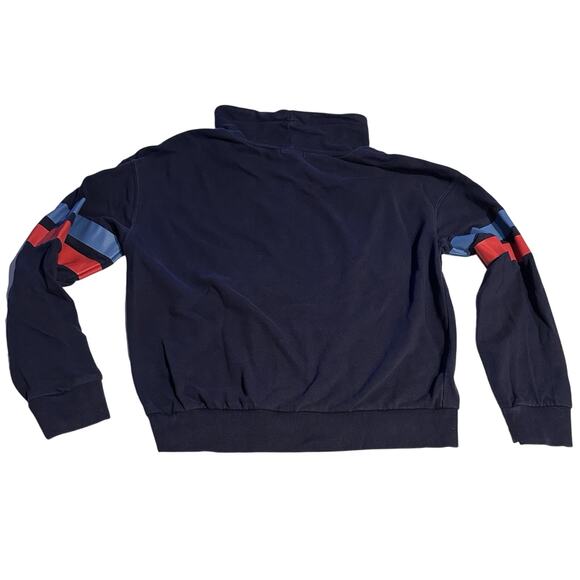 U.S. Polo Assn Women's Sweatshirt Size Large Blue Long Sleeve High Neck Cotton - Picture 2 of 5